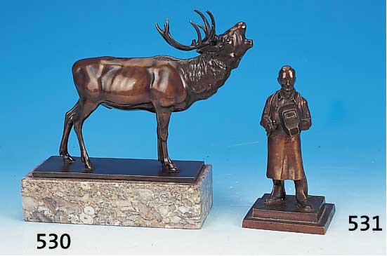 Bronzeskulptur, wohl 30er/40er Jahre, Volkmar Haase, 20. Jh., monogrammiert rücks. num. 48, H. 22 cm