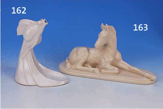 PORZPORZELLANFIGUR, HAVILAND LIMOGES, MONOGR. ES= E. SANDOZ, UM 1930, AUFSTEIGENDER FISCH, WEIß, H. CA. 20 CM, LIT. VGL. DECOUVRIR SANDOZ LAUSANNE ...