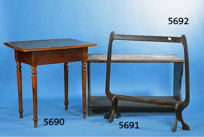 WASSERBANK, PFALZ, UM 1870-80, WEICHHOLZ, DUNKEL GEFASST, REST. BEDÜRFTIG, WACHSAUF- LAGE BESCH., 60 X 103 X 49 CM