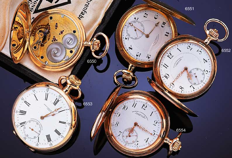 DEUTSCHE PRŽZISIONSUHRENFABRIK GLASHšTTE Savonetteherrentaschenuhr, Modell Origi- nal Glashtte, Ref.-Nr. 207639, Deutschland, um 1925, ...