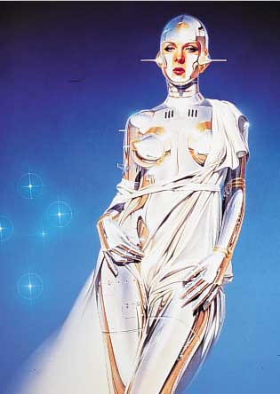 Sorayama, Hashime, Farboffset, handsigniert, ca. 61 x 43 cm