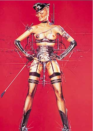 Sorayama, Hashime, Farboffset, handsigniert, ca. 63 x 44.5 cm