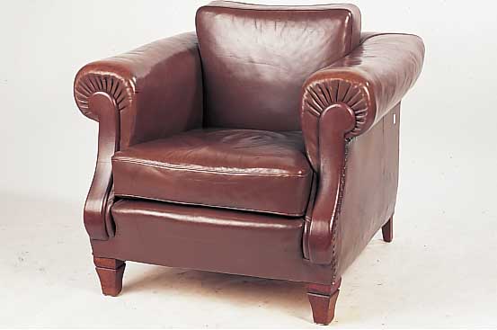 Paar Sessel, deutsch, 20/30er Jahre Art Deco, Lederbezüge, sehr elegant, guter altersentsprechender Zustand, bequem, H. ca. 83 cm, ...