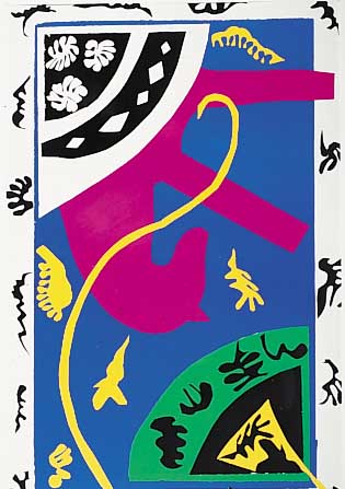 Matisse, Henri, Cirque, Farblithographie aus Jazz, Braziller New York 1983, ca. 38 x 58 cm, PP, u.Gl., R., Bugfalte