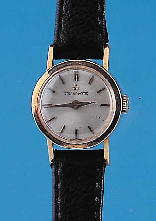 ETERNA MATIC Damenarmbanduhr Modell Automatik, Ref.-Nr. 4141788, Schweiz um 1964, GG 585/ 000, Boden gedr., eine der kl. Automatikuhren seiner Zeit, ...