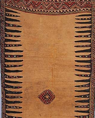 Gaschgai-Kelim,Persien ca. 166 X 88 cm. Wolle-Wolle ca.60 Jahre Ehz.4