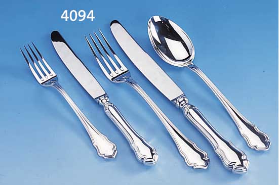 30-TEILIGES BESTECK, 925ER SILBER, BEST. AUS: 6 GABELN, 6 MESSER, 6 EßLöFFEL, 6 FRüH- GABELN, 6 FRüHSTüCKSMESSER, SEHR GUTER ...
