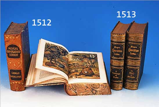 MEYERS KONVERSATIONS-LEXIKON IN 18 BäNDEN, BIBLIOGR. INSTITUT LEIPZIG UND WIEN 1897, MIT ZAHLREICHEN ABBILDUNGEN, 5. AUFLAGE, MIT GEPRäGTEN ...