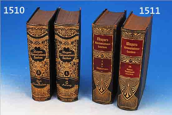MEYERS GROßES KONVERSATIONS-LEXIKON IN 24 BäNDEN, BIBLIOGR. INSTITUT LEIPZIG UND BERLIN 1904, GEPRäGTER HALBLEDEREINBAND, ...