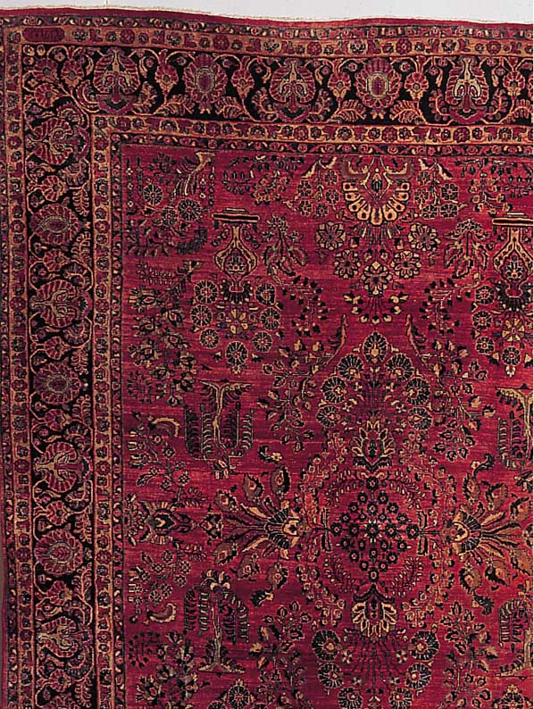 Sarogh, Persien, 347 x 268cm, , EHZ 4 Flor wolle, sign. und datiert 1919, US-Re Import