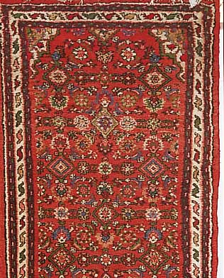 Hosseinabad, Persien, 310 x 89cm, , EHZ 3 Flor Wolle,ca.20 Jahre, reinigungsbed.