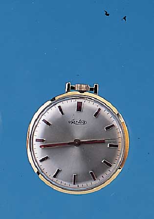 ARCTOS Frackuhr Lepineausführung, Deutsch- land um 1968, GG 585/000, 17 St., Rundanker- werk, PUW Kal. 460, stoßges., D. ca. 33 mm, ungetr. ...