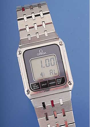 OMEGA Herrenarmbanduhr Modell Equinox, Ref.-Nr. 1655/3860813, Schweiz um 1980, Edelstahl- Wendegeh., Edelst.-Band, Multifkt. (Wecken, ...