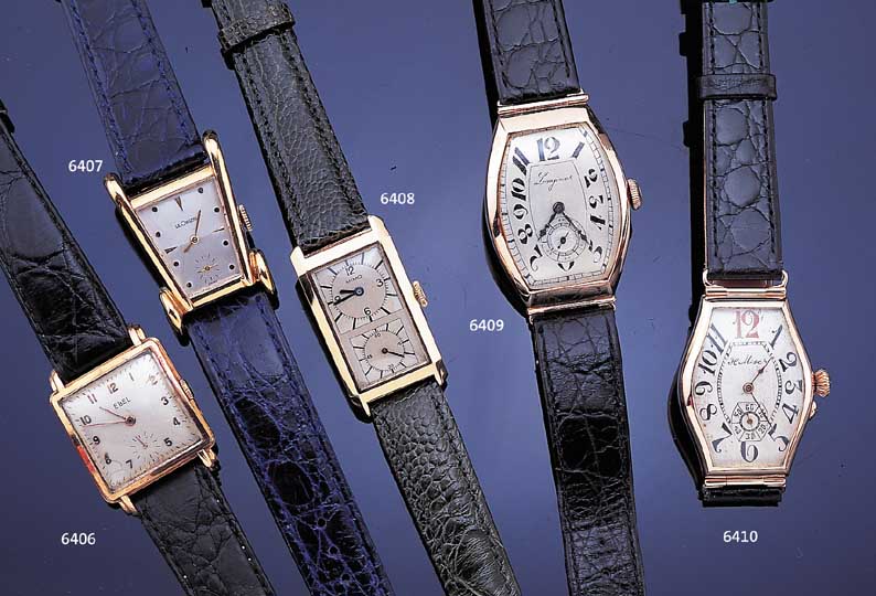 LE COULTRE Herrenarmbanduhr Modell Grashopper-face, Ref.-Nr. 17135, USA um 1951, GG-filledGeh., Boden gedr., Blatt rest., kl. Sek., ...