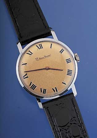 LUCIEN PICARD Herrenarmbanduhr, Metall hart-verchr., Edelst.-Boden gedr., 17 St., Rund- ankerwerk, Handaufzug, Kal. LP498, verg., ...