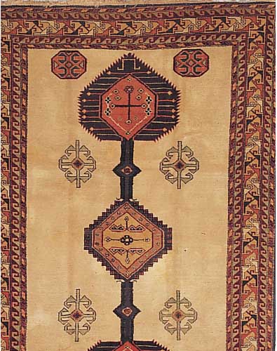 Meschgin,Persien ca.300 X 196 cm. Ehz.2 um 1950 Flor Wolle
