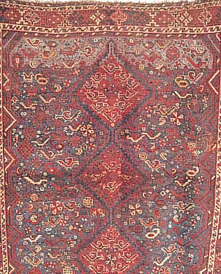 Chamseh, Persien, 195 x 161cm, , EHZ 5 Wolle auf Wolle, um 1925