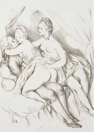RESTIF DE LA BRETONNE: MONSIEUR NICOLAS OU LE COEUR HUMAIN DéVOILé, BAND IV, MIT CA. 24 ORIG.LITHOGRAPHIEN PLUS NOCHMALS 24 IN ORIG. SUITE VON ...