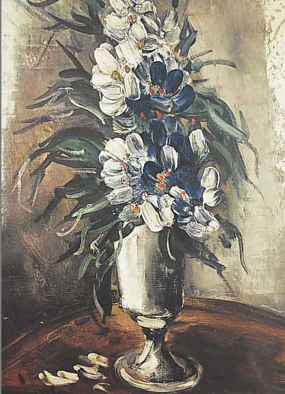 Vlaminck, Maurice de, 1876 Paris-1958, Rueilla Gadelire, Farblitho, Aufl. 200 Ex., im Druck sign., ca. 55 x 37,5 cm, PP, u. Gl. ger.