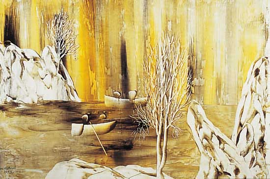 Katavic, Ivo Roberto, geb. 1935 Imota (Jugos- lawien), studierte in Schweden, Italien, Schweiz, Belgien und Deutschland, hier: Landschaft, ...