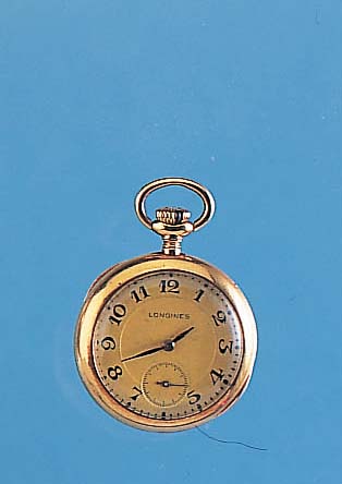LONGINES FüR TIFFANY & CO. DAMENTASCHENUHR, REF.-NR. 20075, SCHWEIZ UM 1918, ROSE-G. 750/ 000, BER./DELLIG, VERG. METALLZIFFERBL., STD.-ZEICHEN U. ...