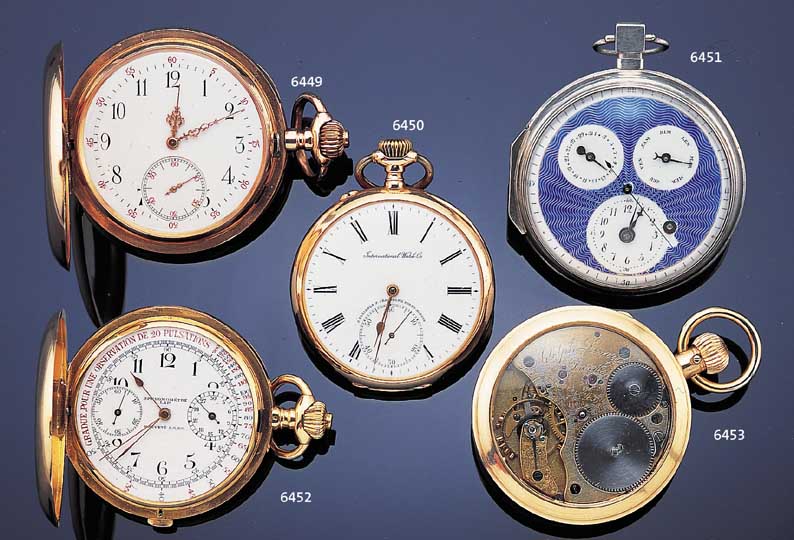 LIP TASCHENCHRONOGRAPH MODELL SPHYGMOMETRE, REF.-NR. 370472, FRANKREICH UM 1924, GG 750/ 000, SAVONETTEAUSF., GOLDCUVETTE M. MEDAILLEN-GRAV., ...