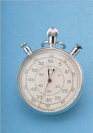 SLAVA Einhandstopper Modell Ratrapante, So- wietunion um 1965, Metall verchr., Boden ge- schr., vers. Blatt, 1x 100er u. 2x 60er Tei- lung, ...