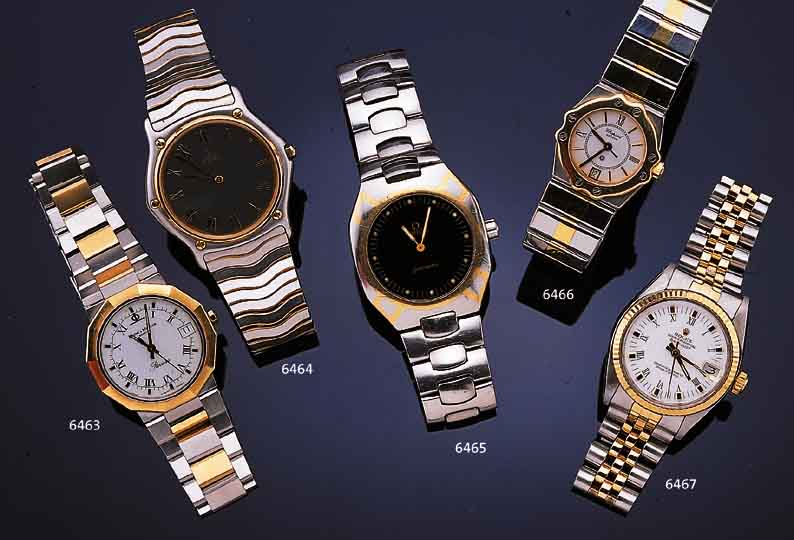 EBEL HERRENARMBANDUHR MODELL SPORT CLASSIC, REF.-NR. 181903, SCHWEIZ UM 1988, EDELST.- EINSCHALENAUSF., FLACHE GESAMTAUSF., HIGH- ...