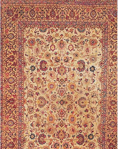 Keschan, Persien, 330 x 205cm, , EHZ 5 Flor Wolle, um 1945