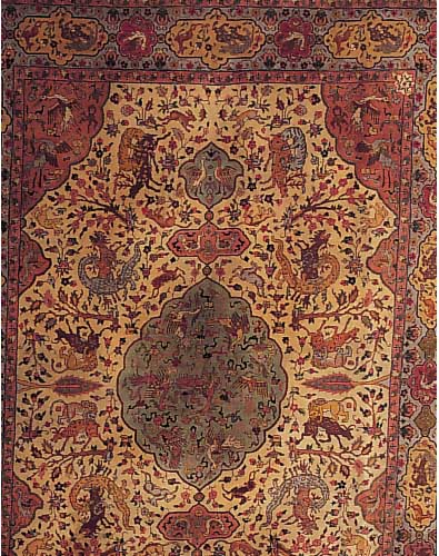Täbriz Tabatabai, Persien, 335 x 236cm, , EHZ 3, Flor Wolle, ca40 Jahre