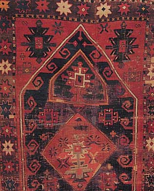 Kazak, Russland, 178 x 107cm, , EHZ 5 Wolle auf Wolle, um 1900