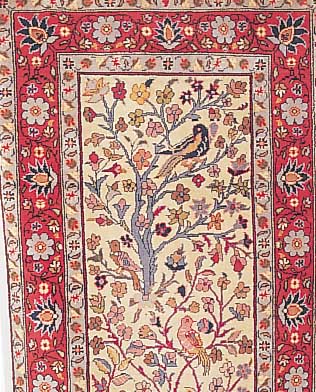 Indo-Sarogh, 192 x 104cm, , EHZ 3 Flor Wolle, ca.30 Jahre