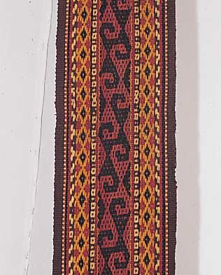 Ersari Zeltband, 1304 x 20cm, , EHZ 2 Wolle auf Wolle, um 1910,