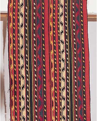 Shasawan-Kelim, 154 x 40cm, , EHZ 2-3 Wolle auf Wolle, um 1940