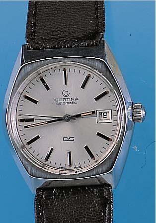 CERTINA Herrenarmbanduhr, Ref.-Nr. DS919/1410/41, Schweiz um 1969, Edelst., Zen- tralsek., Datum, 25 St., Automatik Kal. 919-1,aufwend. ...