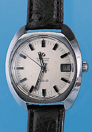 CERTINA Herrenarmbanduhr BS-2, Ref.-Nr. 5801-300, Schweiz um 1969, Edelst., ZentralsekDatum, Rotoraufz. Kal. 25-651, 27 St., Ringun-r., ...