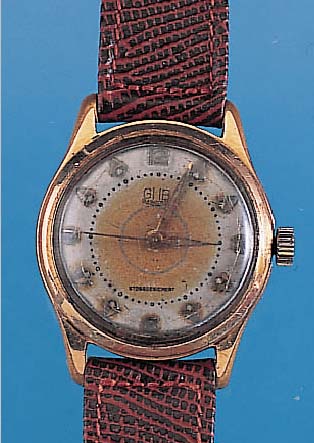 Konvolut: 2 GUB Herrenarmbanduhren, 1x Hand-aufzug Kal. 60,1, Incabl. stossges., um 1958, 1x Automatik Kal. 67,1, um 1964, Incabl. stossges., ...