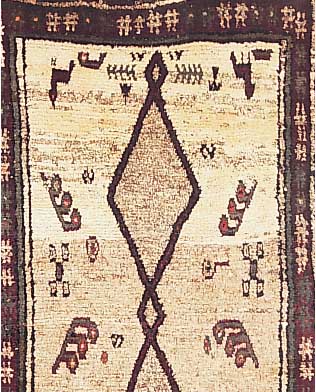 Boyer Ahmad, Persien, 188 x 110cm, , EHZ 3 Wolle auf Wolle, ca.60 Jahre