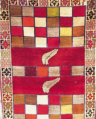 Schuli Gabbeh, Persien, 170 x 115cm, , EHZ 3Wolle auf Wolle , ca.40 Jahre