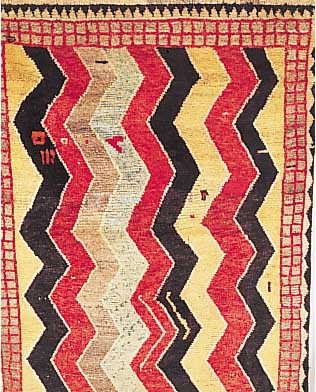 Mamsani, Persien, 210 x 130cm, , EHZ 3-4 Wolle auf Wolle, ca.70 Jahre