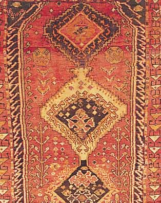 FIROUZABAD, PERSIEN, 187 X 109CM, , EHZ 4 WOLLE AUF WOLLE, CA.60 JAHRE