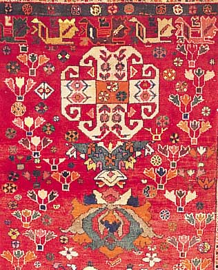 Gashgai, Persien, 137 x 94cm, , EHZ 3-4 Flor Wolle, ca.50 Jahre