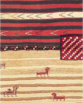 Bachtiar-Tasche, Persien, 127 x 133cm, , EHZ3, Wolle auf Wolle, ca.50 Jahre