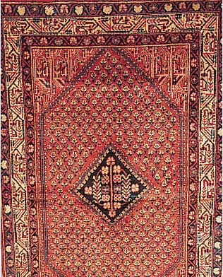Sarogh Mir, Persien, 206 x 132cm, , EHZ 3 FLor Wolle, ca.40 Jahre
