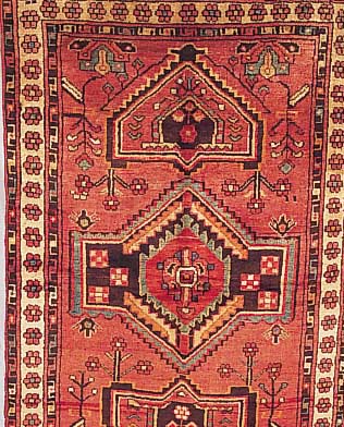 Serabend, Persien, 206 x 125cm, , EHZ 2 Flor Wolle, ca.30 Jahre
