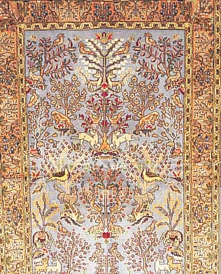 Ghom, Persien, 150 x 105cm, , EHZ 3 Flor Wolle, ca.50 Jahre