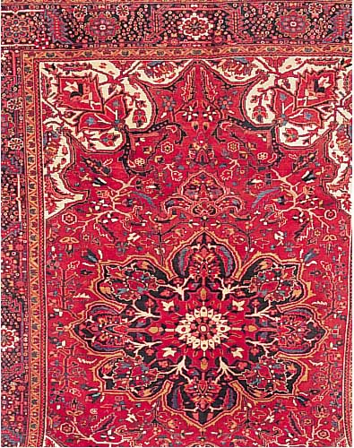 Ahar, Persien, 350 x 250cm, , EHZ 3 Flor Wolle, ca.40 Jahre
