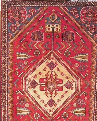 Mobareke, Persien, 186 x 116cm, , EHZ 3-4 Flor Wolle, ca.40 Jahre