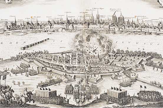 Konvolut von 3 Blatt Kupferstiche Köln, 1.) Kupferstich aus Th. Europ., Ga Köln, von M. Merian, mit kleiner Quetschfalte mittig, 26 x 35 cm; 2.) ...