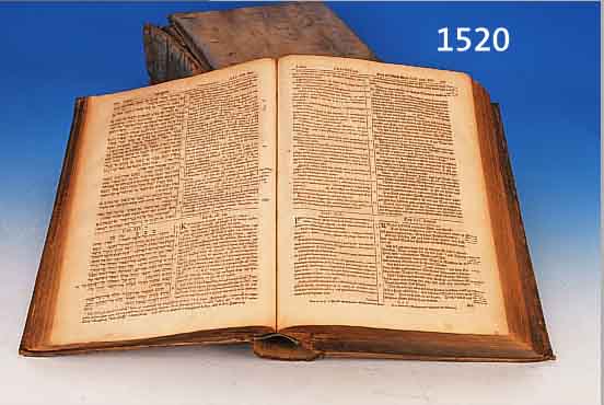 BIBLIA SACRA, ALTES U. NEUES TESTAMENT, VIERSPRACHEN, HEBRäISCH, GRIECHISCH, LATEINISCH UND DEUTSCH, UM 1760, PERGAMENTEINBAND, ZWEI BüCHER, ...